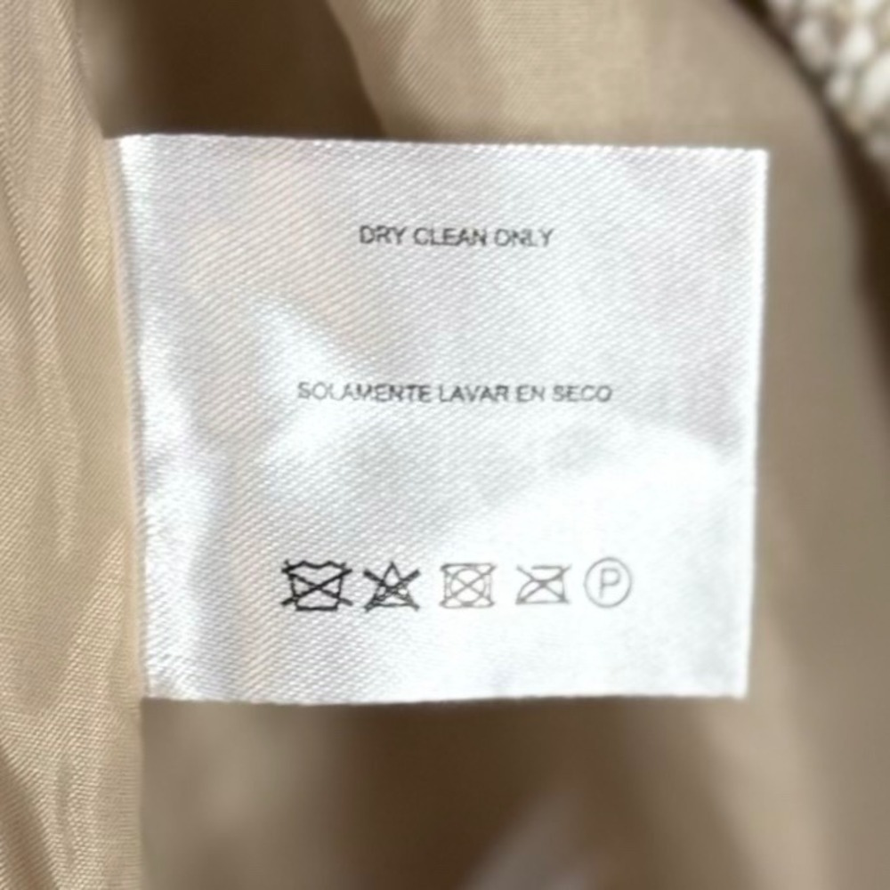 Gallery New York Walker Coat Medium Oatmeal Tweed Wool Blend NWT Chic Old Money - Picture 6 of 11